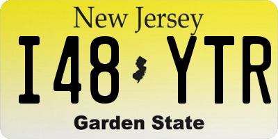 NJ license plate I48YTR