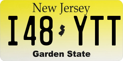 NJ license plate I48YTT
