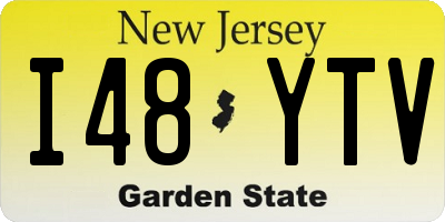 NJ license plate I48YTV