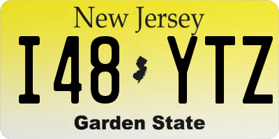 NJ license plate I48YTZ