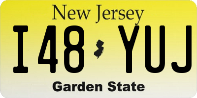 NJ license plate I48YUJ