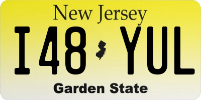 NJ license plate I48YUL
