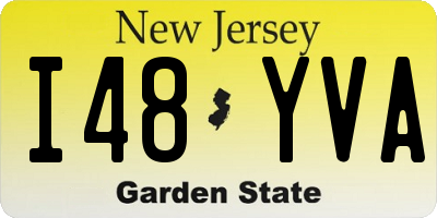 NJ license plate I48YVA