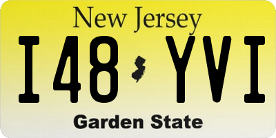 NJ license plate I48YVI