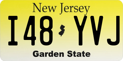 NJ license plate I48YVJ