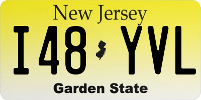 NJ license plate I48YVL