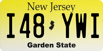 NJ license plate I48YWI