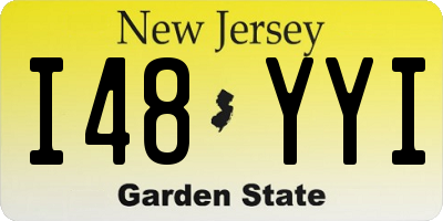 NJ license plate I48YYI
