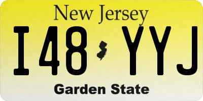 NJ license plate I48YYJ