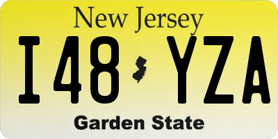 NJ license plate I48YZA