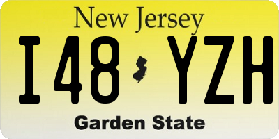 NJ license plate I48YZH