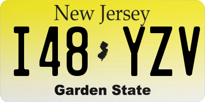 NJ license plate I48YZV
