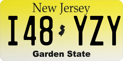 NJ license plate I48YZY