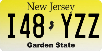 NJ license plate I48YZZ