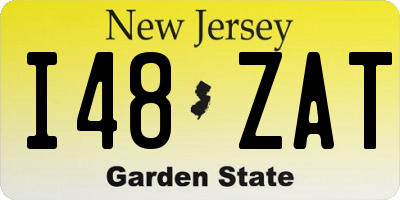 NJ license plate I48ZAT