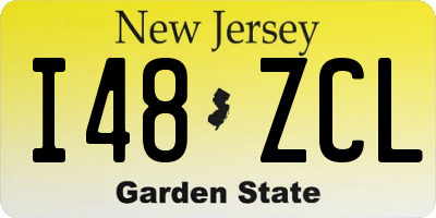 NJ license plate I48ZCL