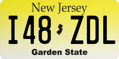 NJ license plate I48ZDL