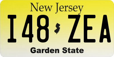 NJ license plate I48ZEA