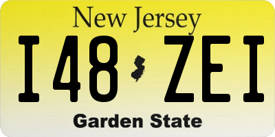 NJ license plate I48ZEI