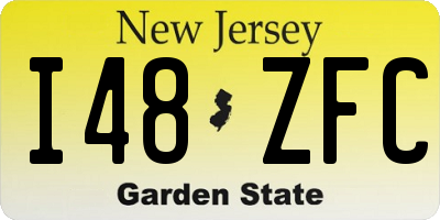 NJ license plate I48ZFC