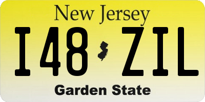 NJ license plate I48ZIL