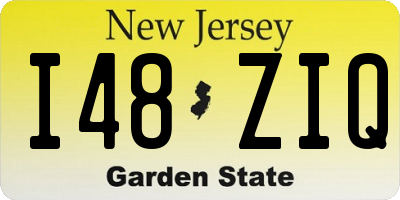 NJ license plate I48ZIQ