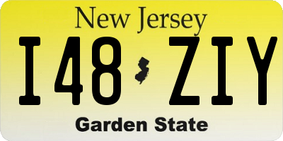 NJ license plate I48ZIY