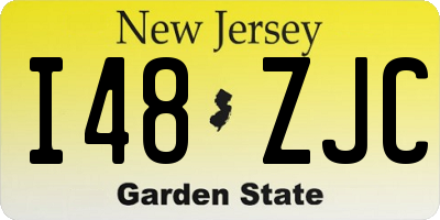 NJ license plate I48ZJC