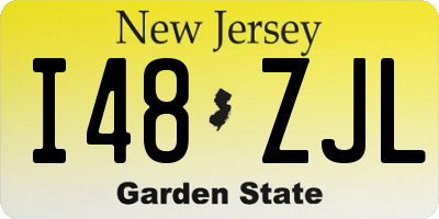 NJ license plate I48ZJL