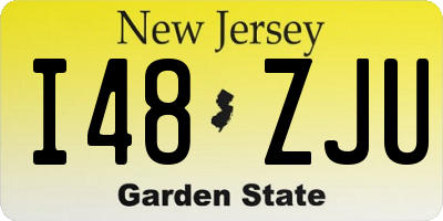 NJ license plate I48ZJU