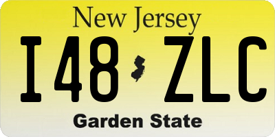 NJ license plate I48ZLC
