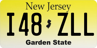 NJ license plate I48ZLL