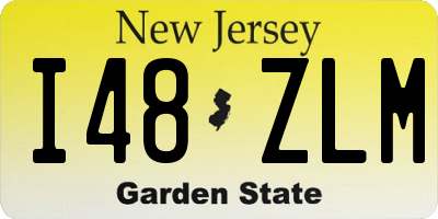 NJ license plate I48ZLM