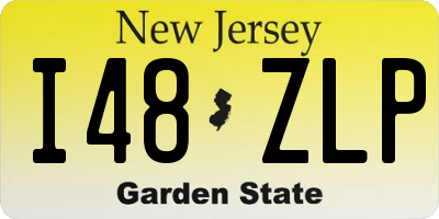 NJ license plate I48ZLP