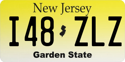 NJ license plate I48ZLZ