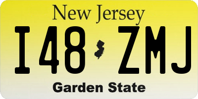 NJ license plate I48ZMJ