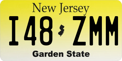NJ license plate I48ZMM