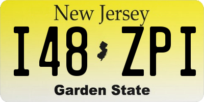 NJ license plate I48ZPI