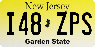NJ license plate I48ZPS