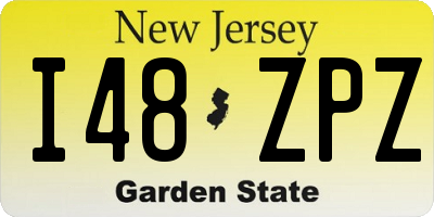 NJ license plate I48ZPZ
