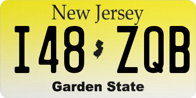 NJ license plate I48ZQB