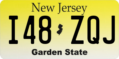 NJ license plate I48ZQJ