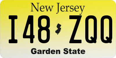 NJ license plate I48ZQQ