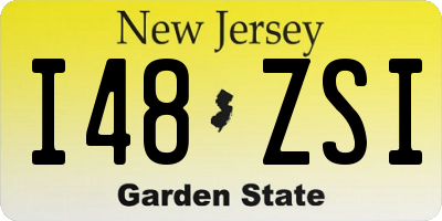 NJ license plate I48ZSI