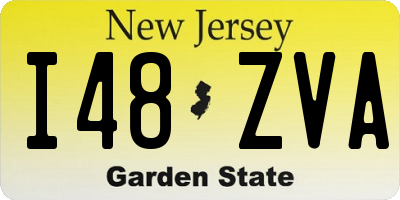 NJ license plate I48ZVA