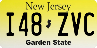 NJ license plate I48ZVC