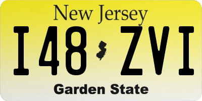 NJ license plate I48ZVI