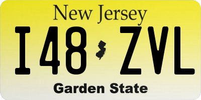 NJ license plate I48ZVL