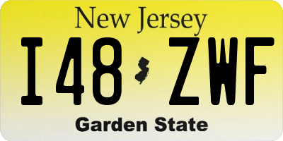 NJ license plate I48ZWF