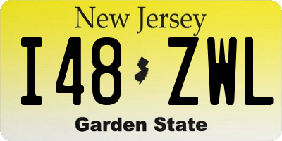 NJ license plate I48ZWL